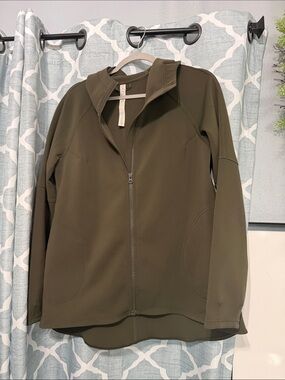 lululemon athletica Olive Green Full-Zip Performance Jacket